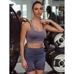 Medium support sports bra with cut-out