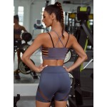 Medium support sports bra with cut-out