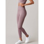 Sports leggings with a wide waist band